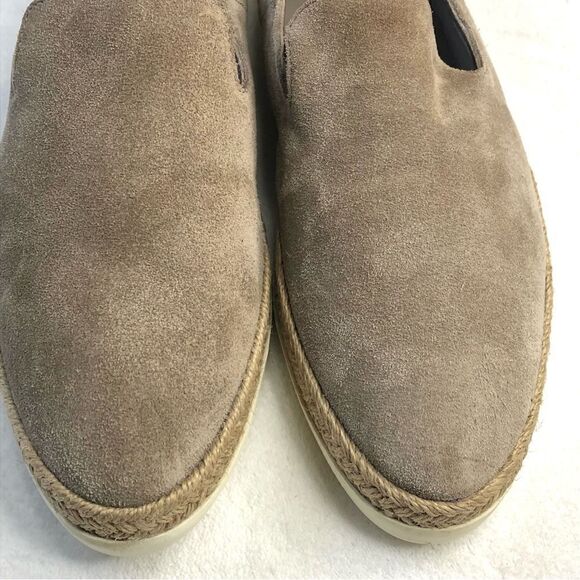 VINCE SNEAKERS SUEDE SLIP-ON ESPADRILLE TAUPE - Picture 4 of 9